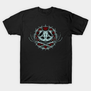 Frog Skull Rose T-Shirt